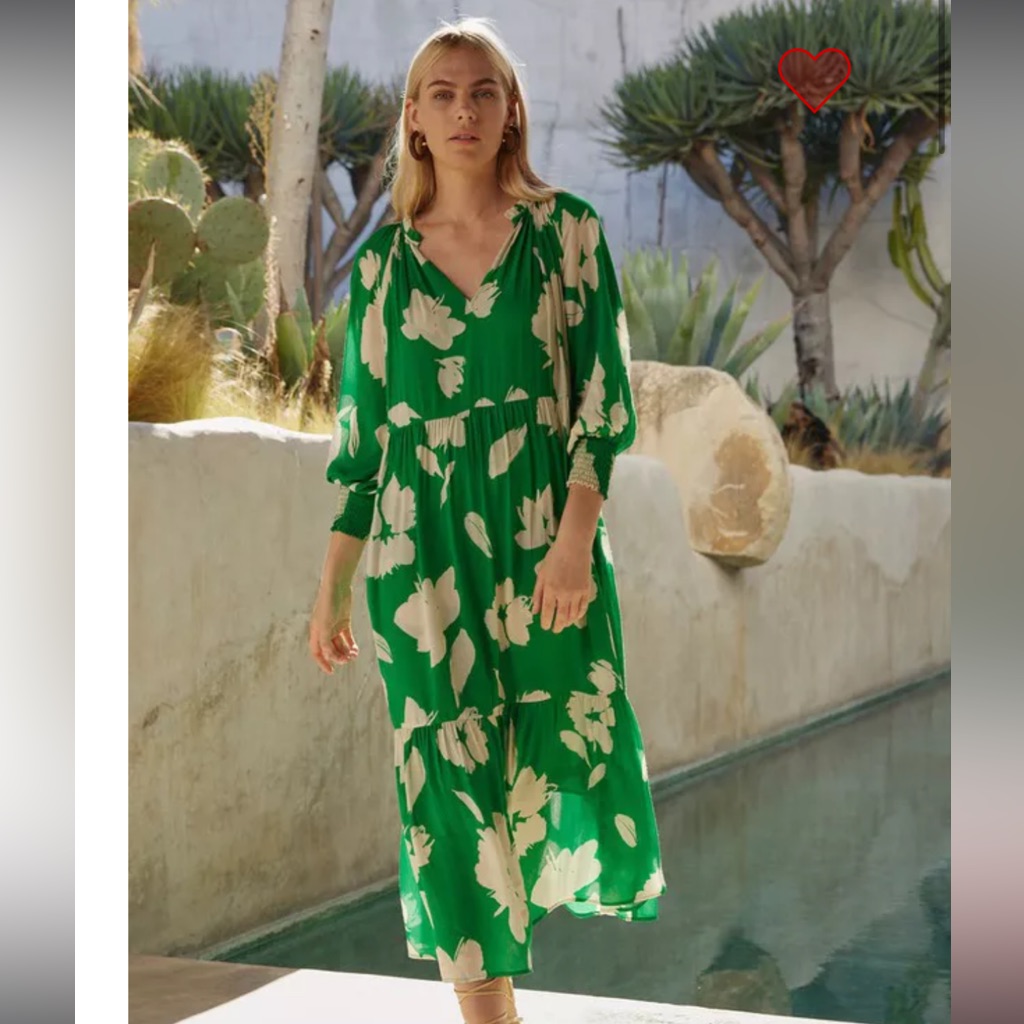 Velvet By Graham & Spencer Luella Printed Tier Dress